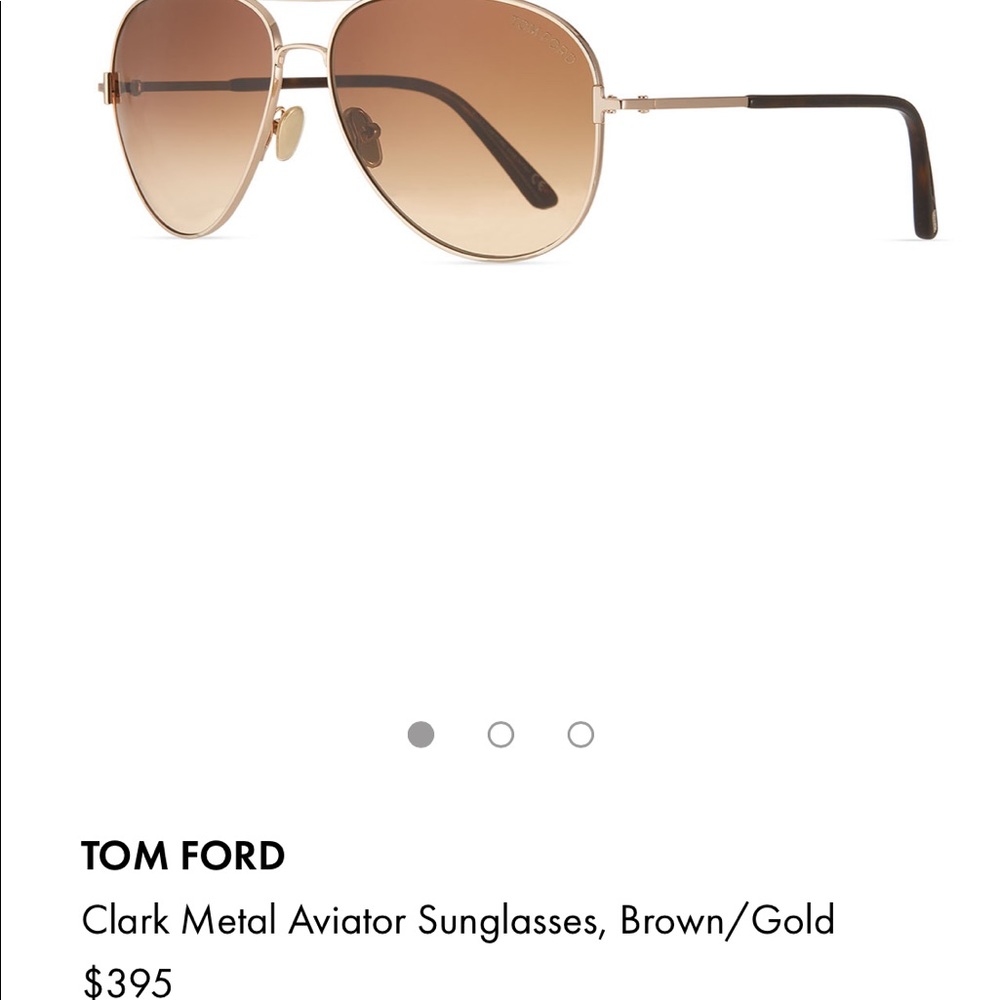 Tom Ford metal aviator sunglasses brand new